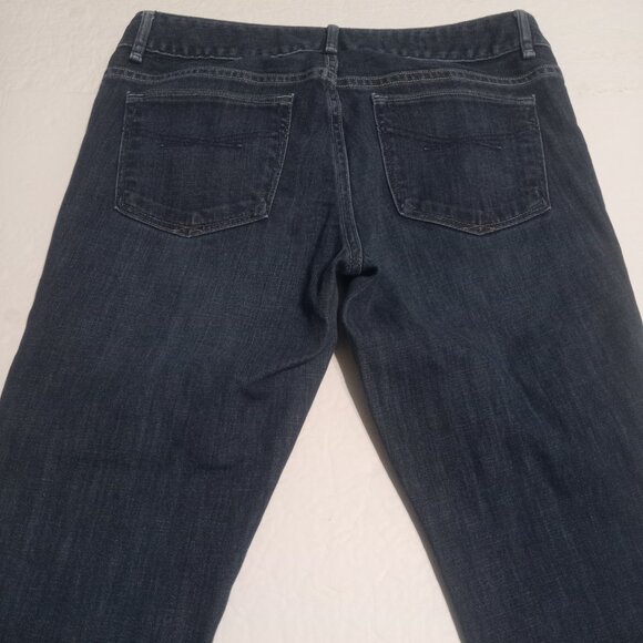 Gap 1969 Women's Perfect Boot Double Button Jeans Size 30/10a Dark - Picture 3 of 8